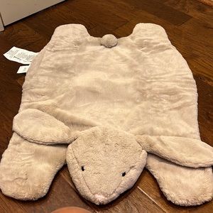 Pottery Barn Kids Bunny Mat, like new condition